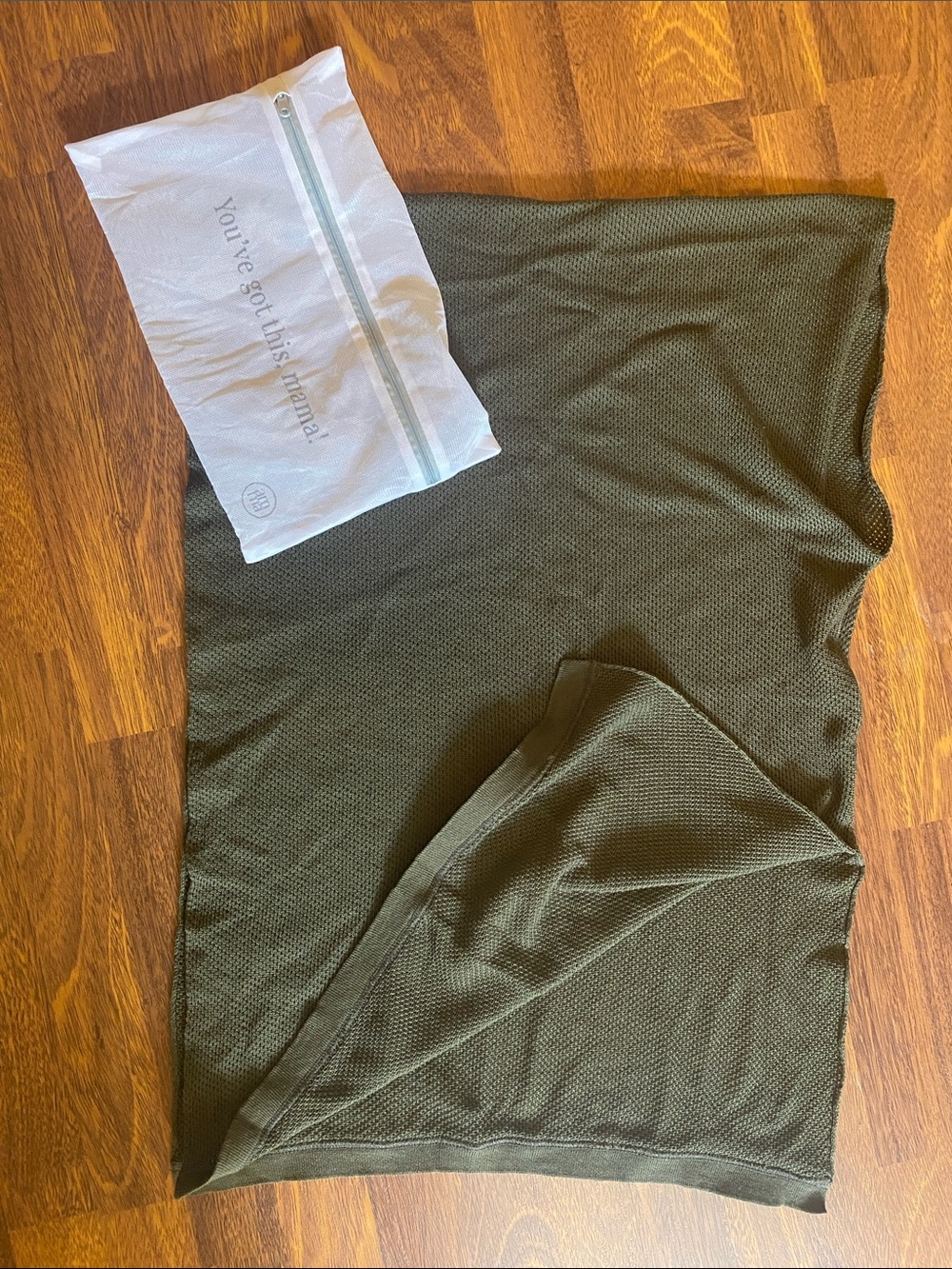 We Are Amma - Olive Green Knit breast feeding cocoon